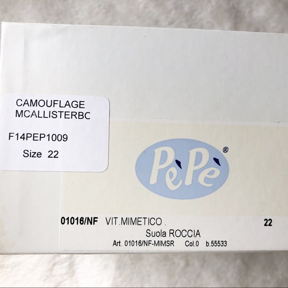 PATRIZIA PEPE (6 US/22 EURO) NIB McAllister camo lace up boot. Paid $180. - Picture 6 of 10